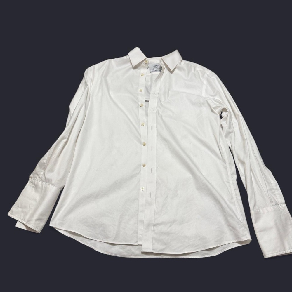 Charles Tyrwhitt | 16”/35” | Classic White Men's Shirt | meant for cufflinks
